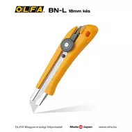 OLFA BN-L - 18mm-es csavaros rögzítésű kés / sniccer