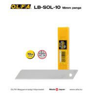 OLFA LB-SOL-10 - 18mm-es nem tördelhető penge
