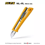 OLFA NL-AL - 18mm-es automata rögzítésű kés / sniccer