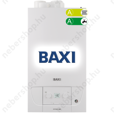 BAX_PRIME-24P_BAXI Prime 24 ERP kombi kazán, kondenzációs, fali, F:20kW, HMV:24kW, IPX5D