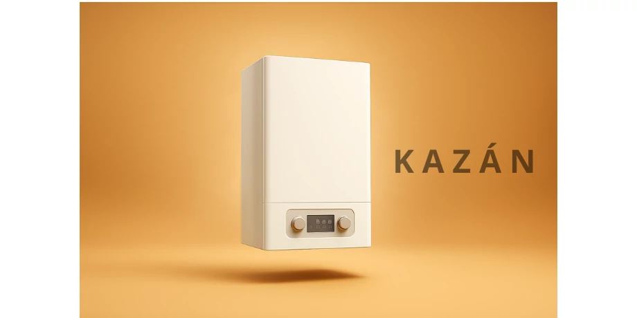 Fali gázkazán digitális kijelzővel – fehér szín