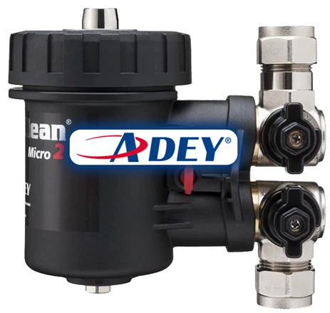 ADEY MagnaClean Micro 2 kombinált mágneses/finomszűrő, 22mm