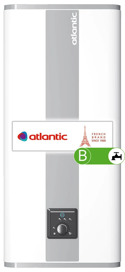 ATLANTIC Vertigo Steatite 80 ERP elektomos tárolós vízmelegítő, függőleges vagy vízszintes elhelyezésű